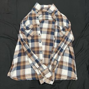 Brown and black plaid jacket